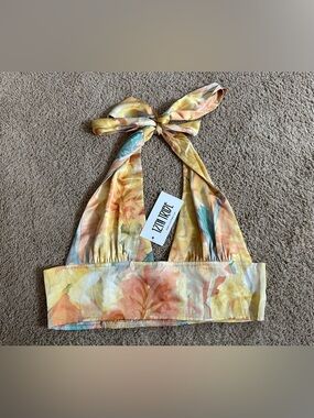 Floral Halter Top.